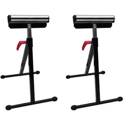 vidaXL 2x Rollenbock Verstellbar - 60kg, ideal für Werkstatt und Heimwerker, mit Einhandhöhenverstellung und sicherem Stand