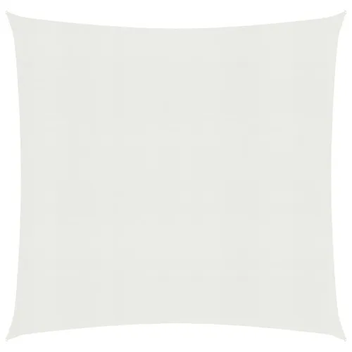 The Living Store Sonnensegel 160 g/m² Weiß 2,5x2,5 m
