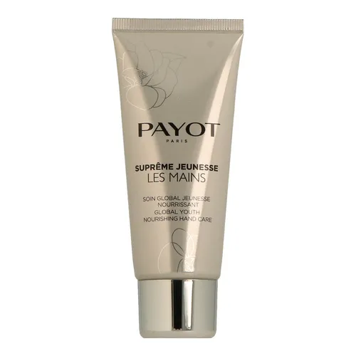 Payot Suprême Jeunesse Les Mains 50 ml - Luxuriöse Hand- und Nagelpflege mit weißen Blumen- und Erbsenextrakten, die die Haut glättet und Pigmentflecken reduziert. Ideal für ein samtiges Finish und langanhaltenden Komfort.