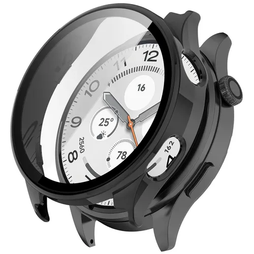 Smartwatch Hülle + Schutzglas für Xiaomi Watch 5 Schutz PC Gehäuse Schwarz