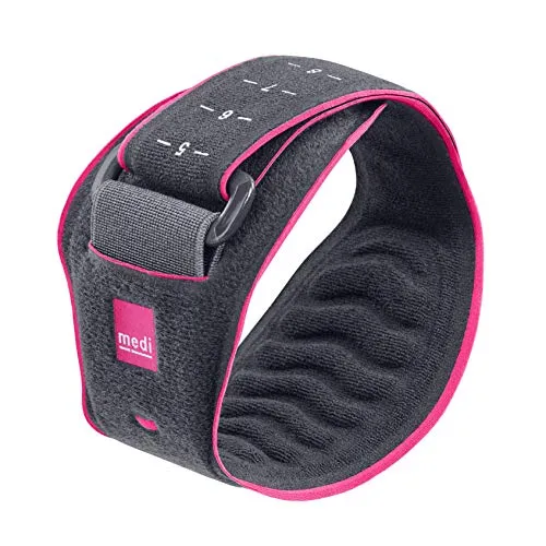 medi Epibrace - Epicondylitisspange unisex grau pink, beidseitig tragbar für Tennisarm und Golferarm, innovative Drucktechnologie zur Schmerzlinderung