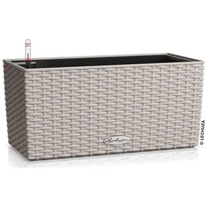 Lechuza Blumenkasten BALCONERA Cottage 40 sand - Garten-Zubehör mit intelligentem Erdbewässerungssystem und 2,5 Liter Wasserspeicher, ideal für Balkon und Fensterbank. Wetterfest und bruchsicher für langlebige Nutzung.