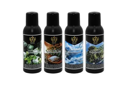 HAF Aufgusskonzentrat Sauna Aufguss Konzentrat 10 Sets in 4 Größen 400ml-1500ml Saunaaufguss, 1000 ml, (Auswahl aus 10 verschiedenen Sets in den Größen:, 4x100ml, 6x100ml, 4x250ml, 6x250ml), Qualität: Made in Germany