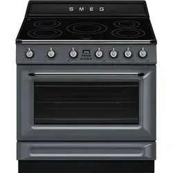 Smeg TR90IMGR Kochzentrum 90x60 cm Victoria Slate Grey von Smeg