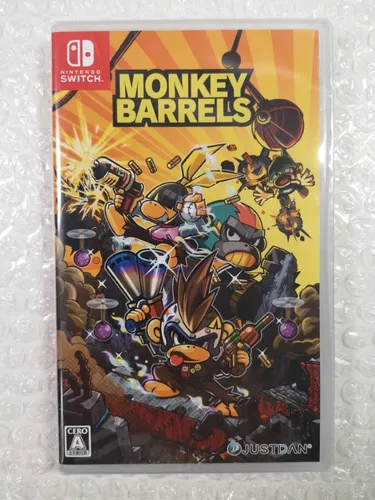 MONKEY BARRELS SWITCH JAPAN NEW (GAME IN ENGLISH/FRANCAIS)