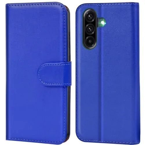 CoolGadget Handyhülle mit Kartenfach für Samsung Galaxy A36 5G Wallet Case, Brieftaschen Hülle aus Kunstleder mit Kartenfach, kompatibel mit Samsung Galaxy A36 5G (6,7 Zoll), Blau