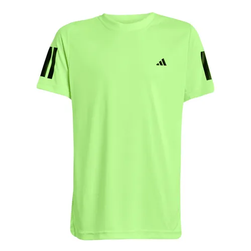 adidas Performance adidas Tennis-Tshirt Club 3-Streifen 2025 limegrün Jungen