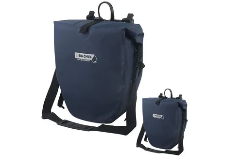 Büchel Fahrradtasche wasserdichte Radtaschen Gepäckträgertaschen 25 Liter E-Bike tauglich (2-tlg)