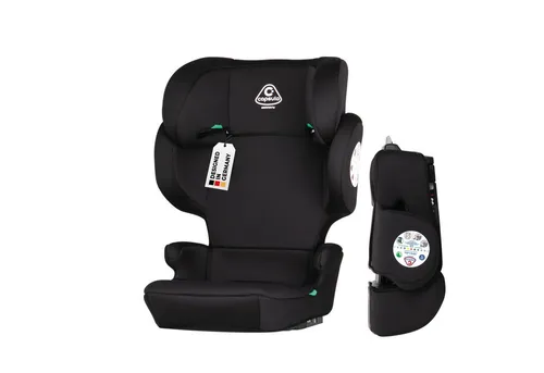 capsula® Faltbarer Autokindersitz mit Isofix und 14-Fach verstellbarer Kopfstütze