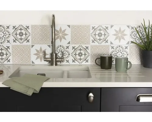 Wand- & Deckenfliesen Beige von d-c-fix