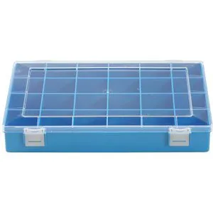 Hünersdorff Sortimentskasten PS-CLASSIC, 614900, 33,5 x 5,5 x 22,5cm, Kunststoff, mit 24 Fächern