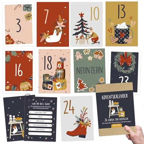 Papierdrachen Karten-Adventskalender 2025 von Papierdrachen