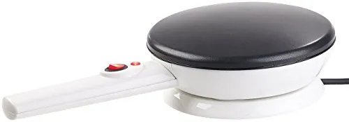 Rosenstein & Söhne Crepes Maker - Kabelloser Crêpes-Maker mit Anti-Haft-Beschichtung und Temperatur-Automatik für perfekte Crêpes in nur 30 Sekunden – ideal für müheloses Backen!