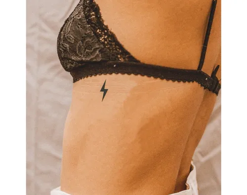 Inkster Schmuck-Tattoo Blitz ausgefüllt Tattoo, wasserfestes temporäres Tattoo, 2 Wochen Halt