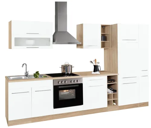 KOCHSTATION Küchenzeile KS-Eton 330 cm mit E-Geräten von Kochstation