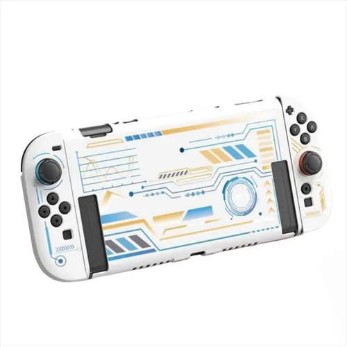 Für Nintendo Switch 2 flexible TPU Schutzhülle mit modernem Linear-Design