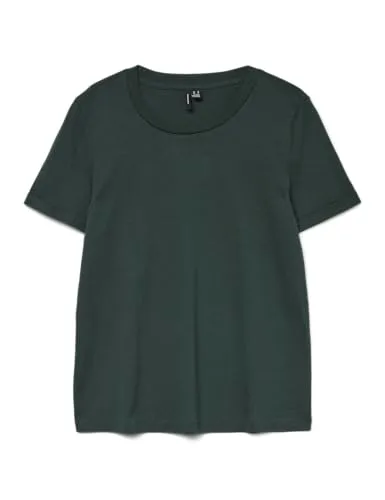 VERO MODA Damen Vmpaula S/S T-Shirt Ga Noos, Pine Grove, XL