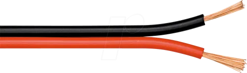 GOOBAY 67735 - Lautsprecherkabel 2x2.5 mm², 10 m rot/schwarz CCA
