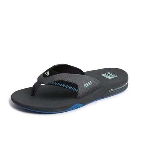Reef Fanning Herren Flip Flops Gunmetal/Ocean von Reef