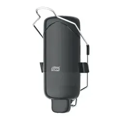 TORK Seifenspender Elevation S1 560109 - 1,0 l schwarz, mit Armhebel für hygienische Handdesinfektion und Wandmontage