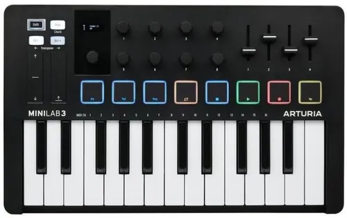 Arturia MiniLab 3 schwarz von Arturia