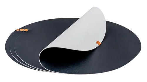 Levandeo® Platzset 4er Set in schwarz von Levandeo