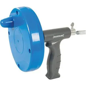 Silverline Rohrreinigungsspirale 395010, Rohrreinigungswerkzeug gegen Rohrverstopfungen, 6m