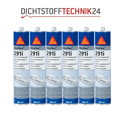 Sikaflex -291i 300ml schwarz 6er Set