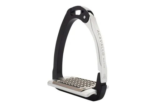 Acavallo Arena Aluplus 2.0 Steigbügel Schwarz/Silber 12 cm - Steigbügel für Sicherheit und Stil – der Acavallo Arena Aluplus 2.0 mit ergonomischer Trittfläche entlastet Gelenke und sorgt für optimalen Halt im Sattel.