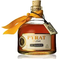 Pyrat XO Reserve (Rum-Basis) - Rum mit weichem Blend aus der Karibik, der durch intensive Orangen- und Vanille-Noten im Duft und Geschmack begeistert.
