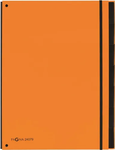 PAGNA Organisationsmappe Pultordner 7 Fächer Trend orange von PAGNA