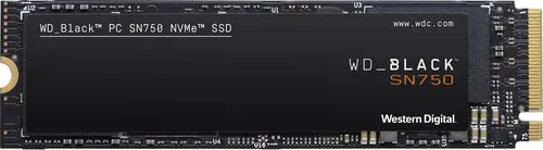 WD Black SN750 NVMe SSD 1 TB - Hochleistungs-SSD für Gamer - Festplatten mit 1 TB Speicherkapazität, blitzschnellen Lese- und Schreibgeschwindigkeiten für optimales Gaming-Erlebnis.