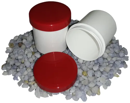 Salbendosen Salbenkruken Kunststoffdosen Cremedosen10g 12ml Deckel rot 100
