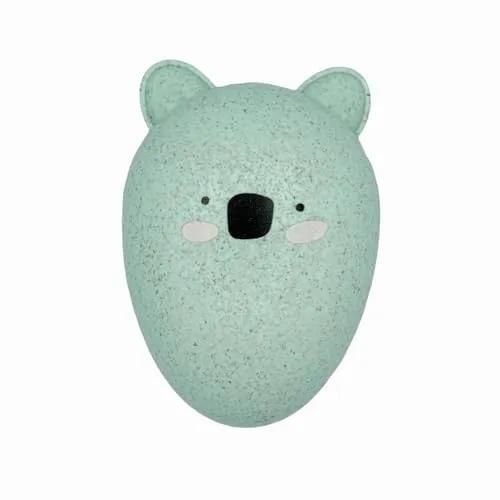 PARSA Beauty Nature Kids Entwirrbürste Koala – Bürste ohne Griff 3D aus Weizenstroh – Klimaneutrale Haarbürste für Kinder ganz ohne Ziepen – Entwirrungsbürste Kinder