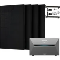 Anker Solix 2000W Balkonkraftwerk mit Solarbank 3 Pro - Effizientes Solarsystem: 2000W Gesamtleistung mit 4x 500W JA Solar Modulen und Anker Solarbank 3 Pro für maximale Energieeinsparungen und umweltfreundliche Stromproduktion.