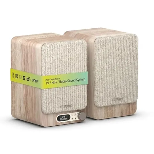 Pure Classic Active TV HiFi Radio Soundsystem mit Stereo, HDMI ARC, Bluetooth 5.3, DAB+ & FM