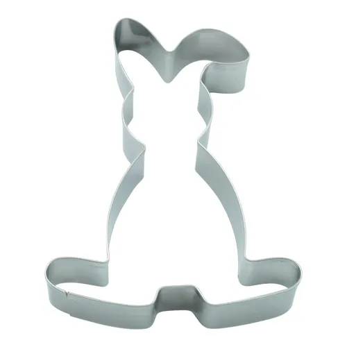 Ausstecher Ostern Osterhase 11,5 cm Hase Edelstahl, Keksausstecher Plätzchenform