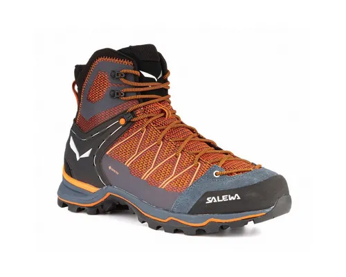Salewa Mtn Trainer Lite Mid GTX Wanderschuhe - Wasserdichte Trekkingstiefel für Herren mit GORE-TEX Innenfutter, ideal für jedes Gelände. Leicht und strapazierfähig für optimalen Komfort und Leistung.