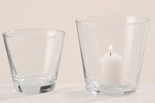 BOLTZE GRUPPE GmbH Windlicht Windlicht Vase Glas transparent H.13 cm Stückpreis