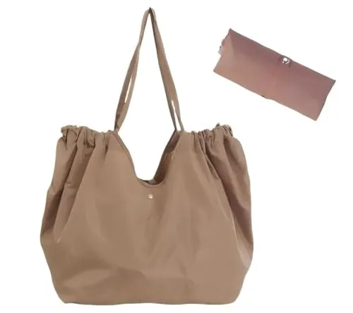 Ardorion Extra Groß Einkaufstasche Faltbare Wiederverwendbare Shopper Tote Bag Strandtasche Reisetasche Aufbewahrungstasche Arbeitstasche Umhängetasche Schultertasche (D)