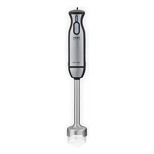 Handrührgerät Haeger HB-10B.018A - Leistungsstarker Handmixer - Handmixer mit 1000 W, 2 Geschwindigkeitsstufen und Turbo-Funktion. Ideal für müheloses Mixen und Rühren in der Küche. Titan-Messer und Edelstahl-Standfuß sorgen für Langlebigkeit.