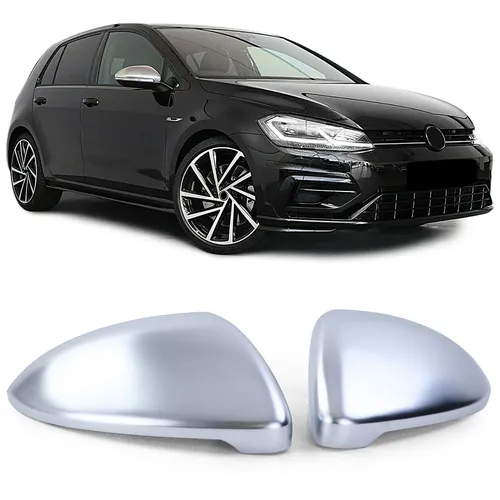 Spiegelkappen Silber Matt für VW Golf 7 VII 5G1
