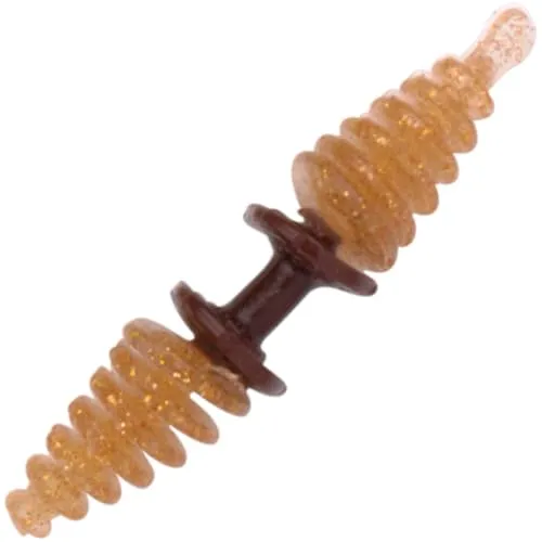 Trout Master Wacka 5,2cm - 6 Gummijigs für Forelle, Farbe:Rustic Gold