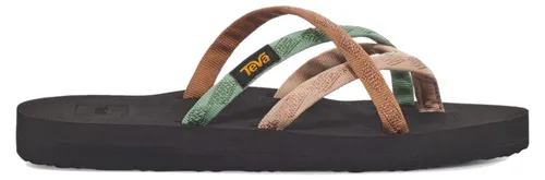 Teva Olowahu Damen Sandalen - Maple Sugar Multi (MBMSM) 11 - Moderne Slipper-Sandale mit kunstvollen Gurtband-Details, wasserfestem Polyester und leichter EVA-Sohle für optimalen Komfort und Halt.