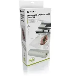 Hendi Vakuumierbeutel 2 Rollen 6000X280mm - Vakuumierbeutel für Sous Vide, 2-lagig und UV-filternd, geeignet für Temperaturen von -20°C bis +100°C. Perfekt für Kammer- und externe Vakuumverpackungsmaschinen.
