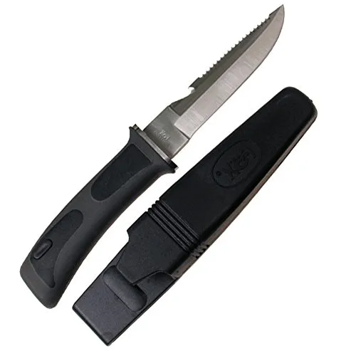 Tauchermesser, Beinholster, schwarz