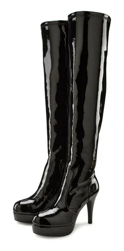 Damen Overkneestiefel
