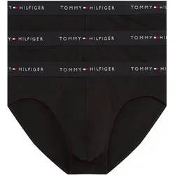 Tommy Hilfiger Underwear Slip 3P BRIEF DTM - Funktionsunterwäsche im praktischen Dreierpack mit flexiblen Logobund für optimalen Tragekomfort und eine körpernahe Passform.