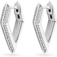 JETTE Creolen CONTEMPORARY 88853687 aus 925er Silber - Ohrringe für Damen, elegante Creolen aus hochwertigem 925er Silber, ideal für jeden Anlass und zeitlos im Design.