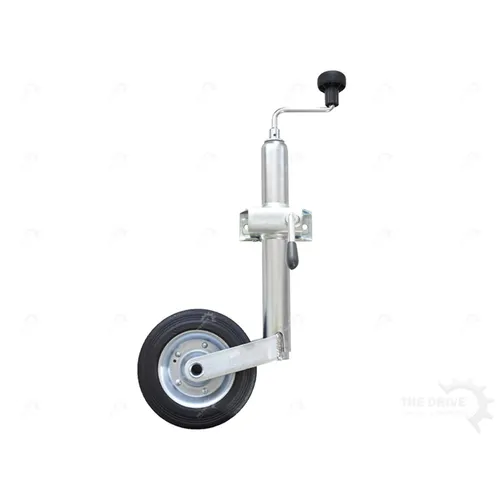 TMN Anhänger Stützrad 48mm m. Klemmhalter 150kg Metallrad 200x50 Vollgummireifen